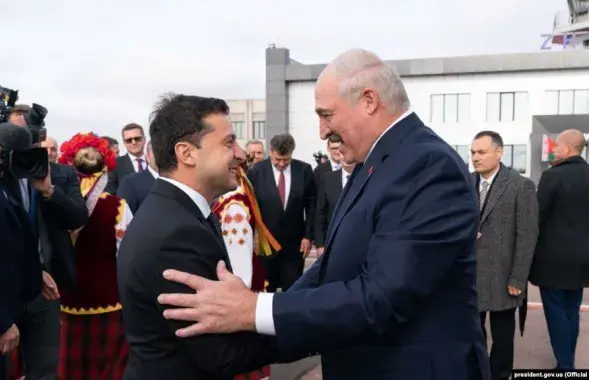Встреча Владимира Зеленского и Александра Лукашенко в Житомире, осень 2019 года
