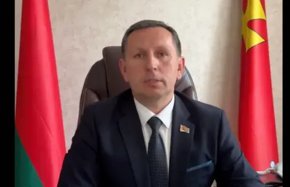 Кіраўнік Крычаўскага райвыканкама Аляксей Шарай
