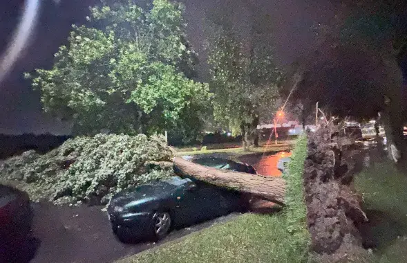 Наступствы стыхіі ў Мазыры
