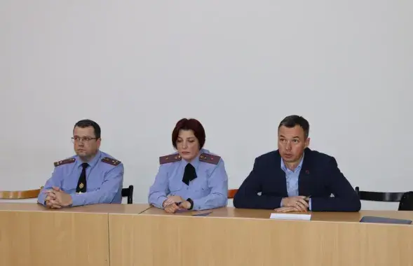 Пасяджэнне камісіі ў Гродзенскім медуніверсітэце
