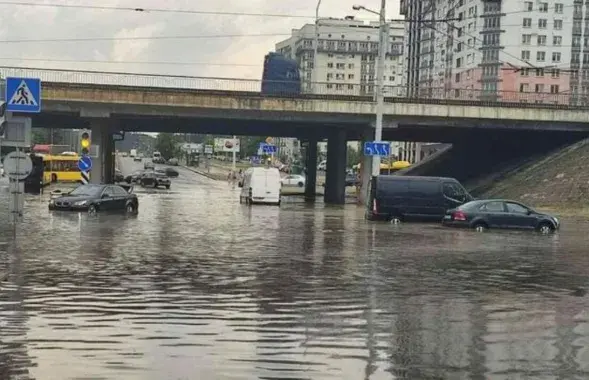 Падтапленне ў Мінску
