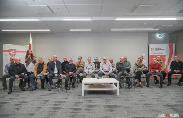 Released political prisoners on press-conference, September 12th
