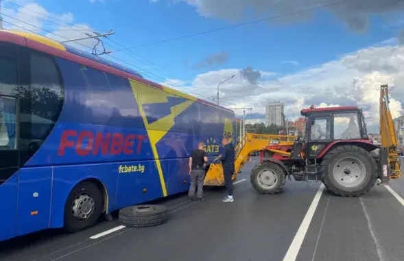 Авария с автобусом БАТЭ
