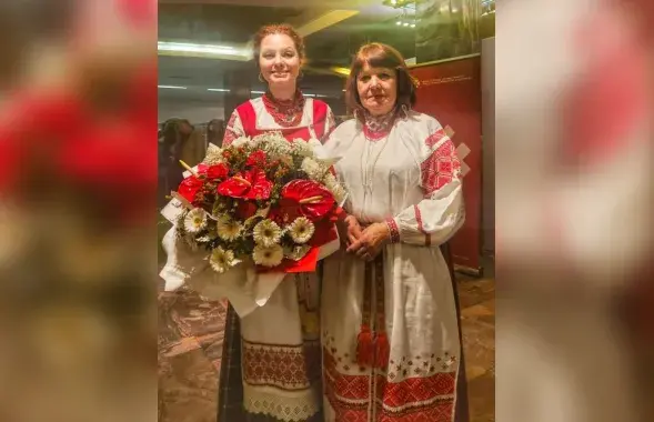 Екатерина Водоносова с матерью
