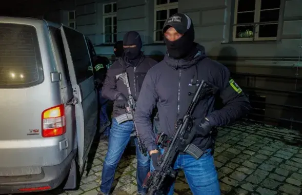 Афіцэры польскіх спецслужбаў
