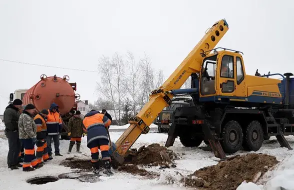 Ремонт водопровода в Клецке
