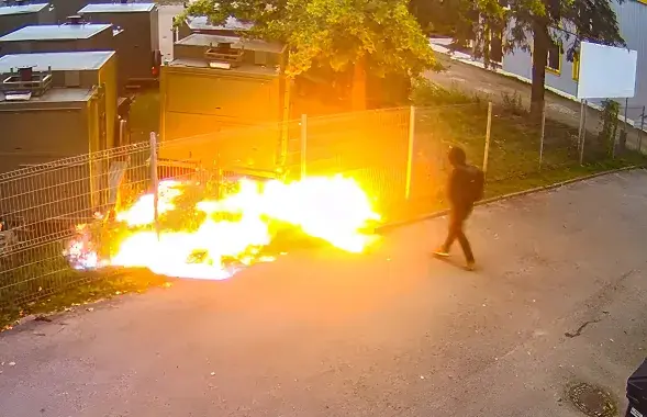 Поджог в Литве
