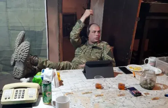 Генерал Демурчиев на рабочем месте
