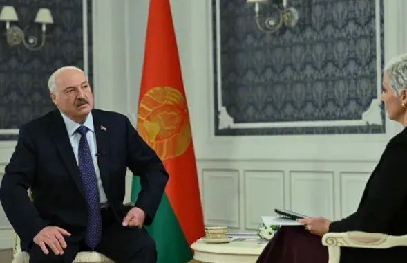 Лукашенко дает интервью каналу "Аль Арабия"
