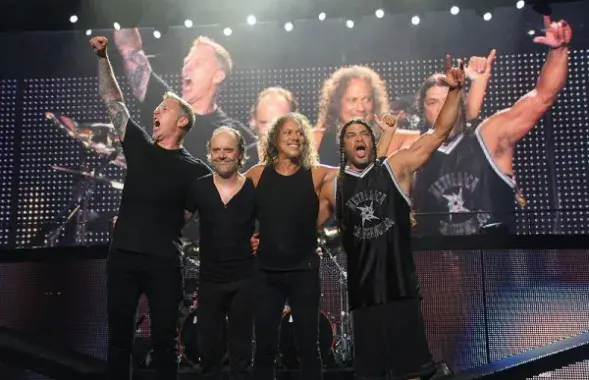 Metallica выступіла ў Антарктыдзе (фота)