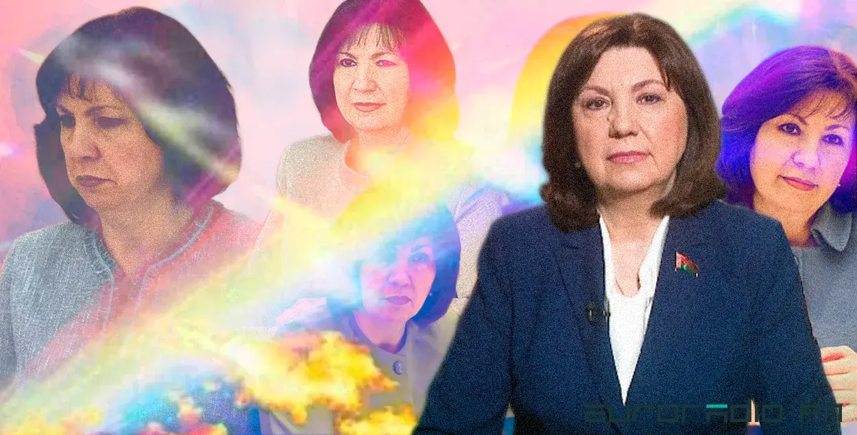 Наталля Качанава кажа, што шые вопратку з беларускай тканіны / Еўрарадыё, калаж Улада Рубанава
