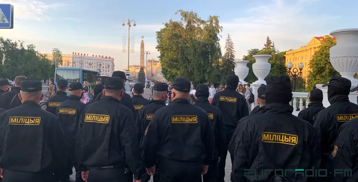Міліцыя ў Беларусі / Еўрарадыё
