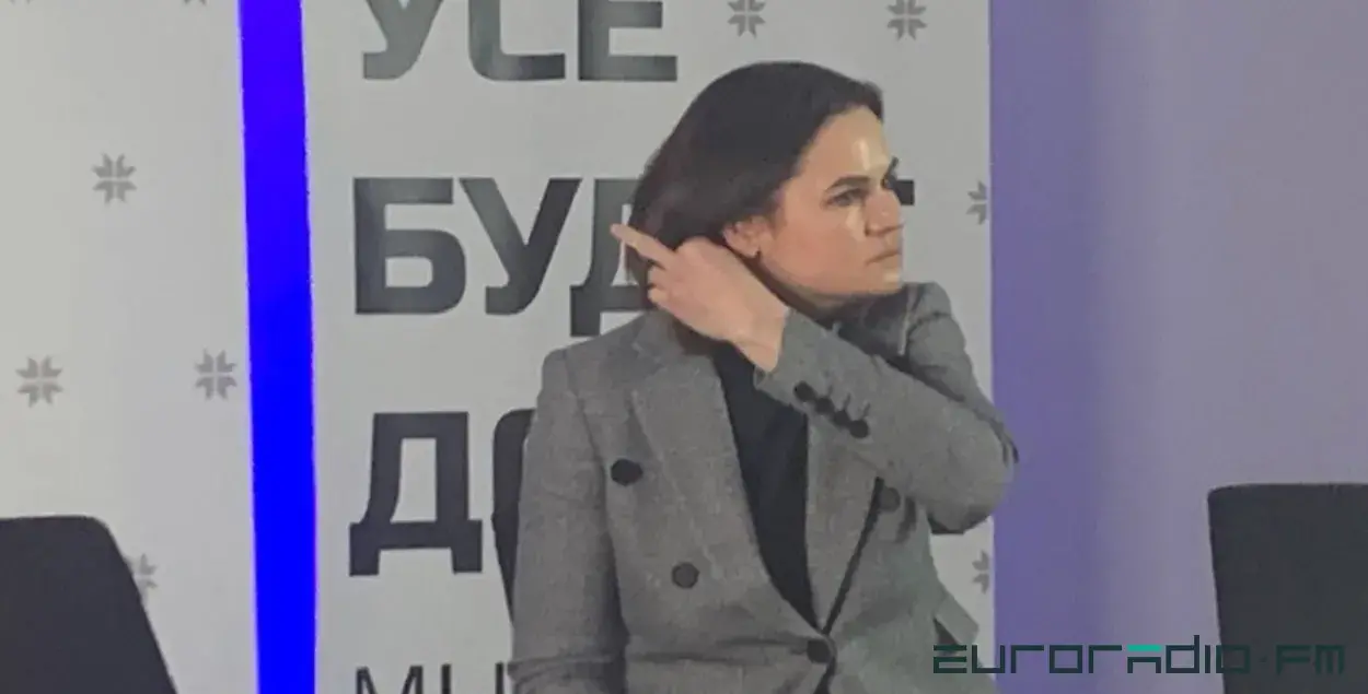 Sviatlana Tsikhanouskaya in Warsaw, January 23, 2023 / Euroradio
