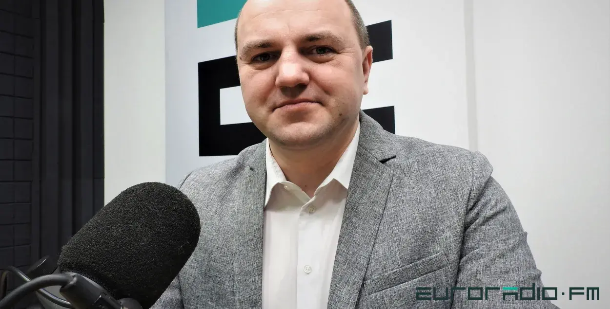 Ягор Лебядок у студыі Еўрарадыё
