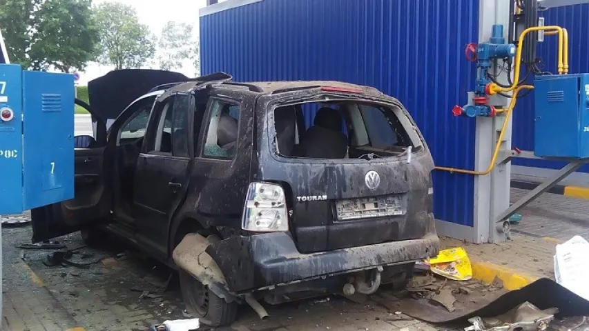Следчы камітэт пракаментаваў выбух на запраўцы ў Баранавічах