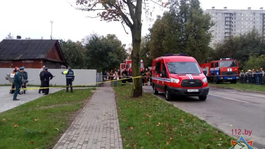 У доме, на які зваліўся вежавы кран, была 2-гадовая дзяўчынка