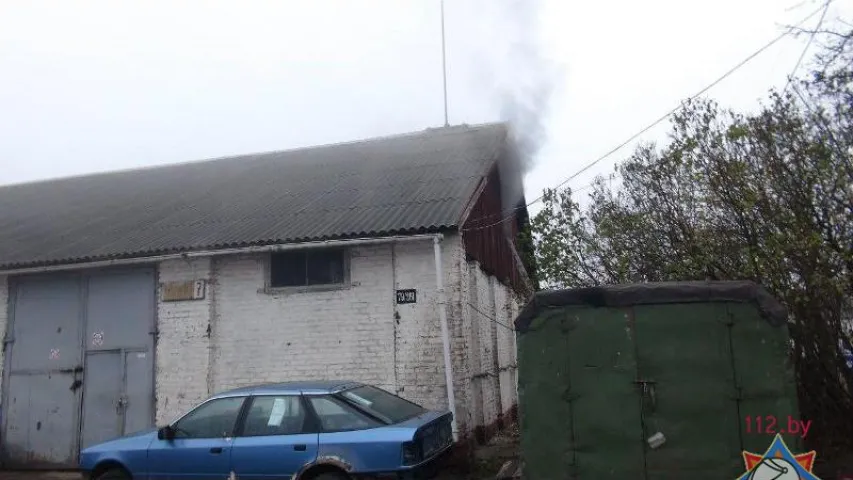 У Мінску гарэў склад мэблі (фота, відэа)