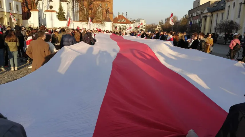 Ціханоўская паўдзельнічала ў Беластоку ў святкаванні беларусамі Дня Волі