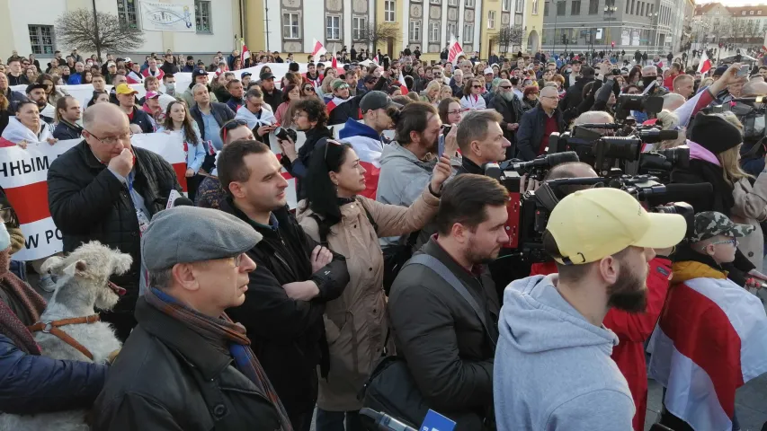 Ціханоўская паўдзельнічала ў Беластоку ў святкаванні беларусамі Дня Волі