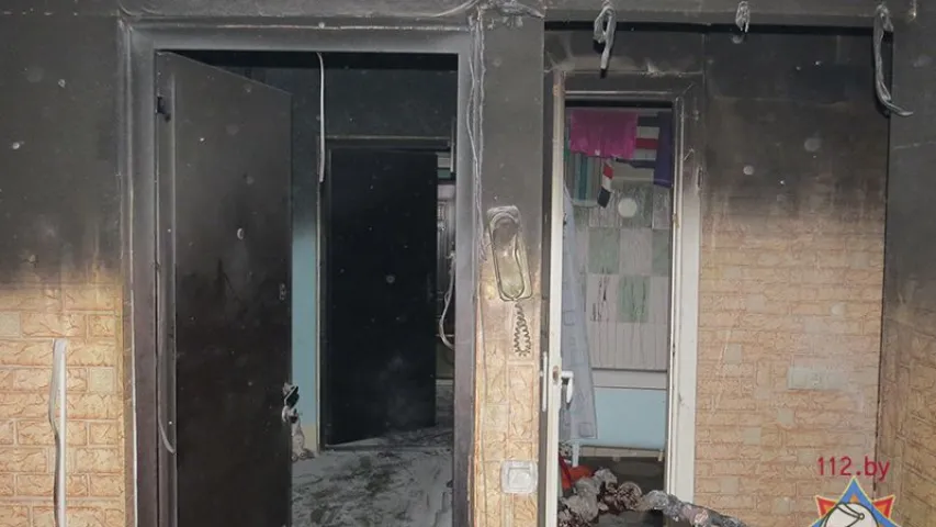 На пажары ў Мінску маці паспела вывесці сыноў, а дочкам сказала скакаць у акно