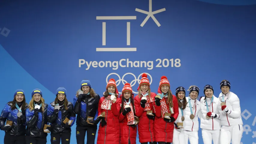 Беларускія біятланісткі атрымалі залатыя медалі Алімпіяды-2018