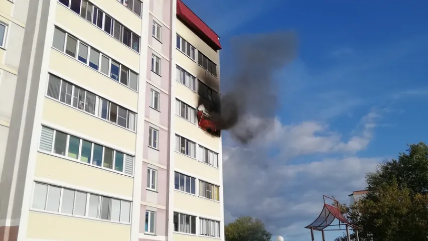 В Солигорске из-за электросамоката сгорела квартира
